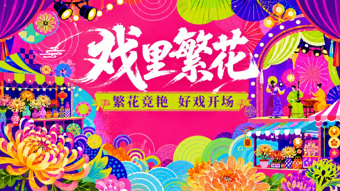 戏里繁花主视觉