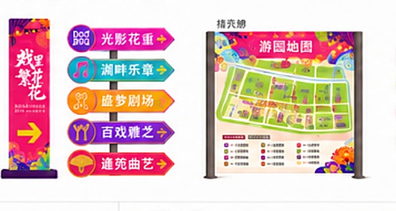导视系统与游园地图